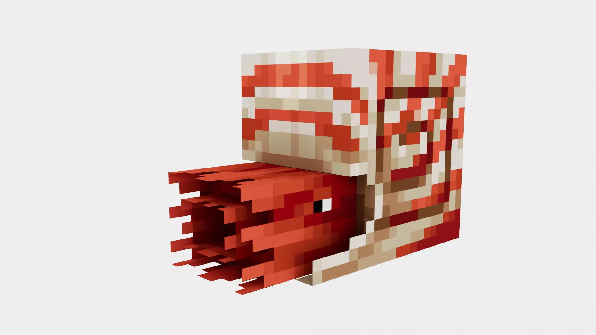 NAUTILUS Base Minecraft Low-poly 3D model