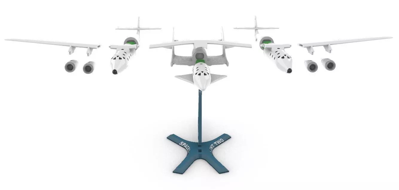 Vigin Galactic White Knight 3D print model