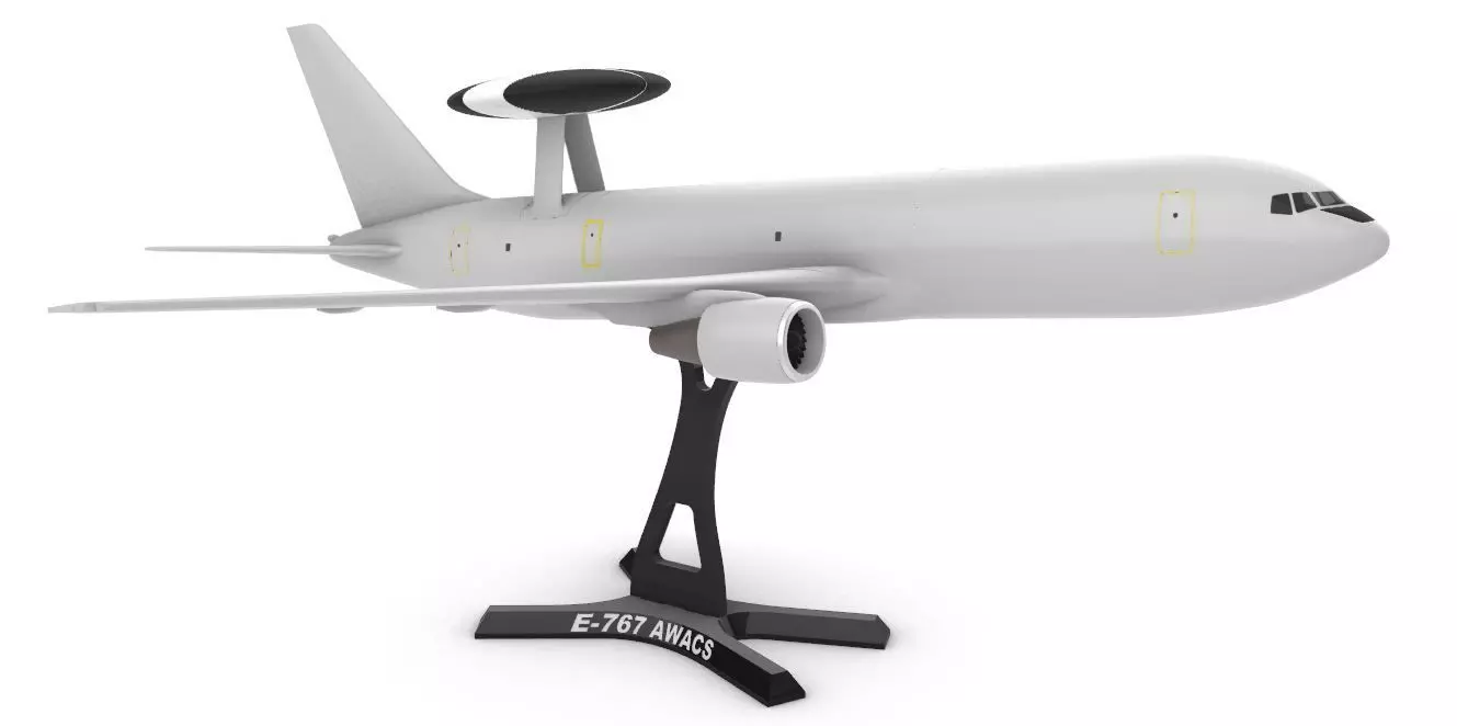 Boeing E-767 AWACS 3D print model