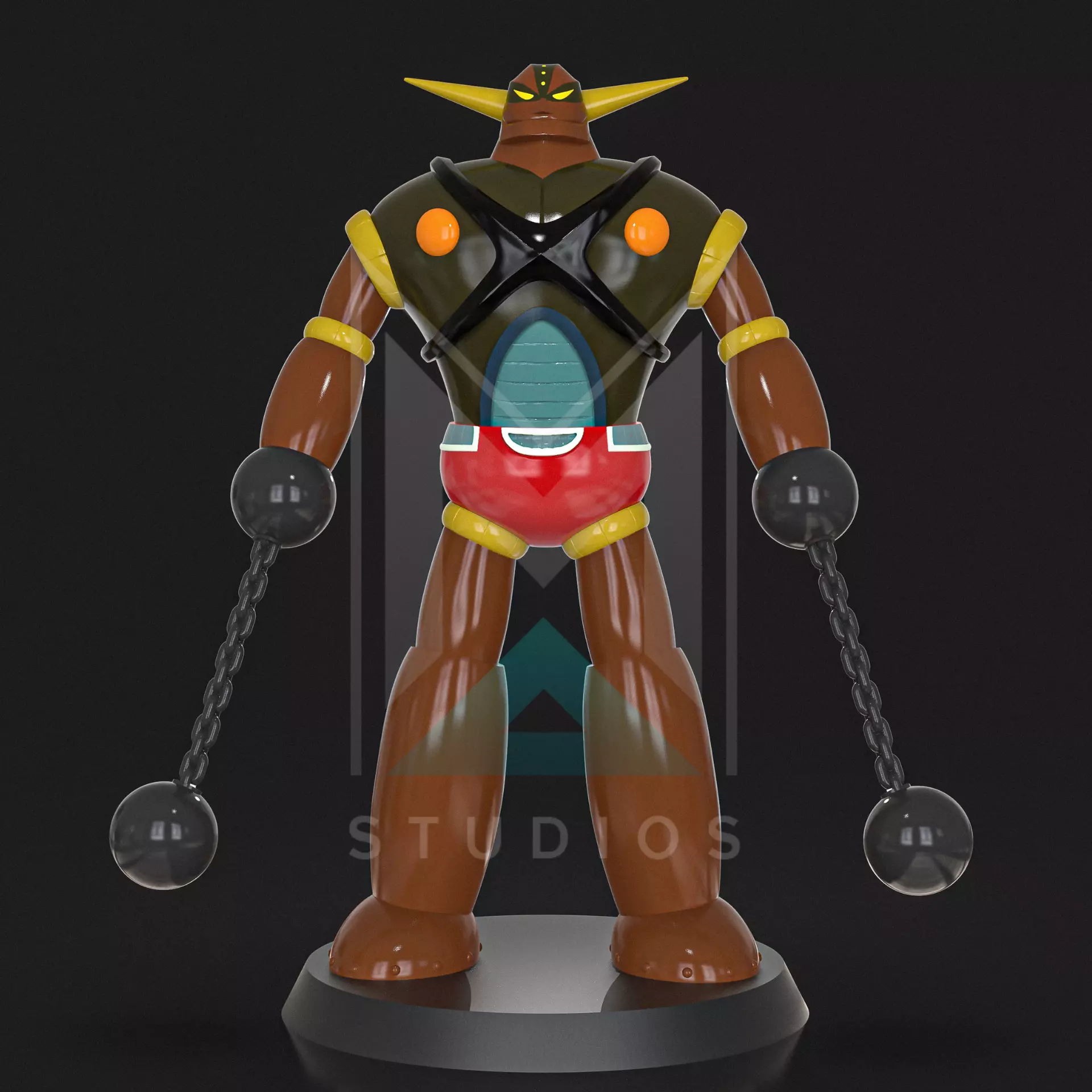 Ghostarm V10 Mazinger vs Devilman 3D print model