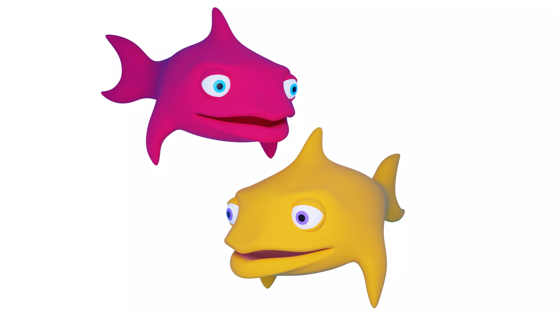 Fishes - The Amazing Digital Circus Free low-poly 3D model