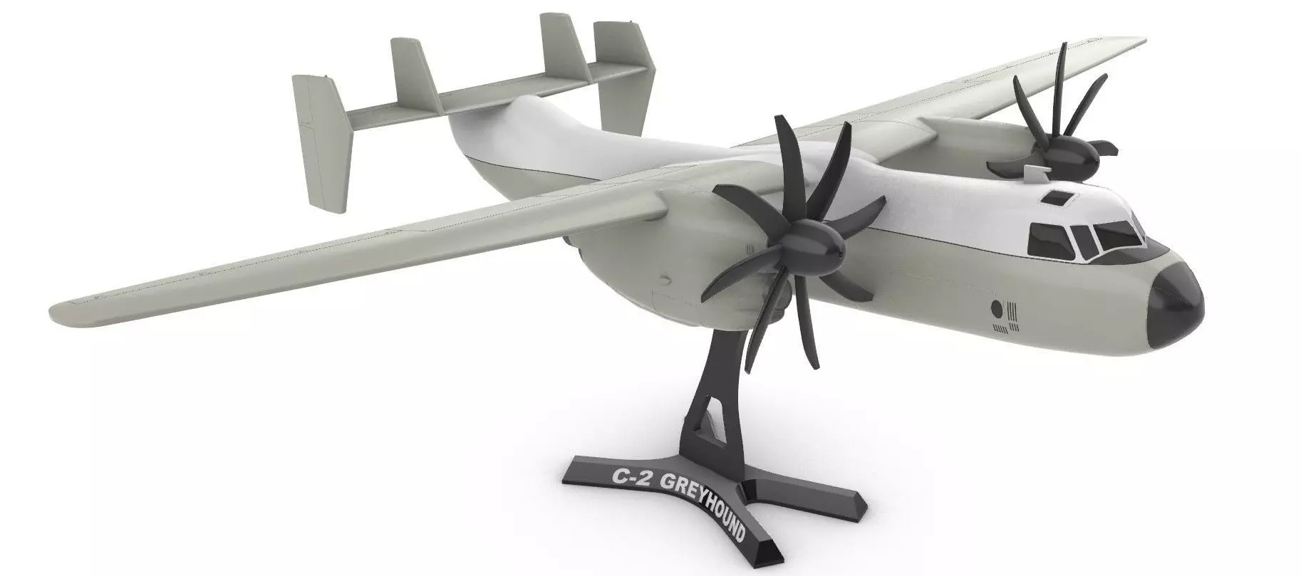 C-2 Greyhound 3D print model