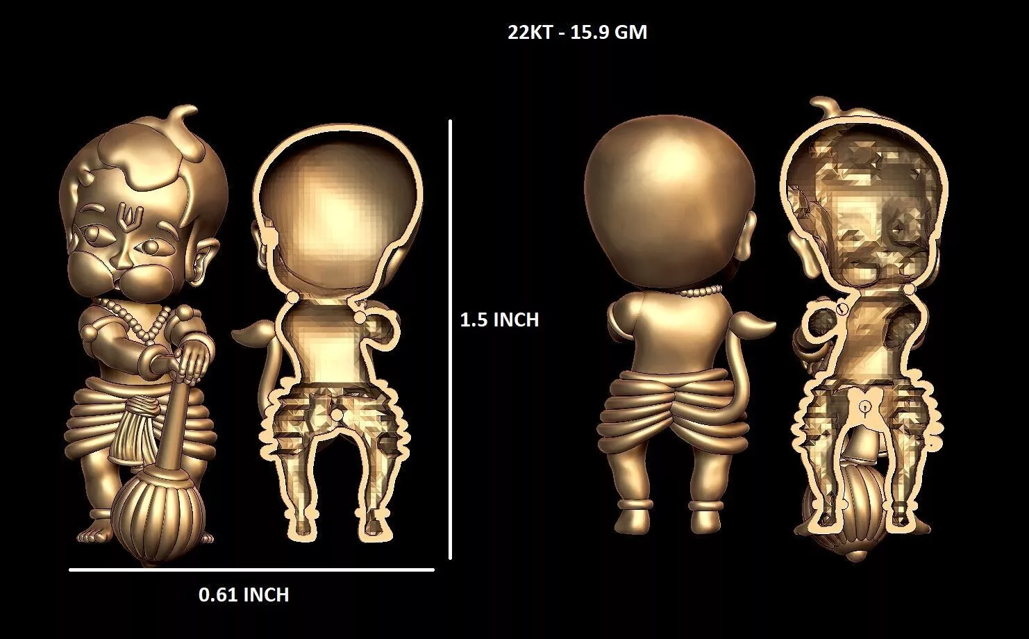 bal hanuma 3d desing 3D print model