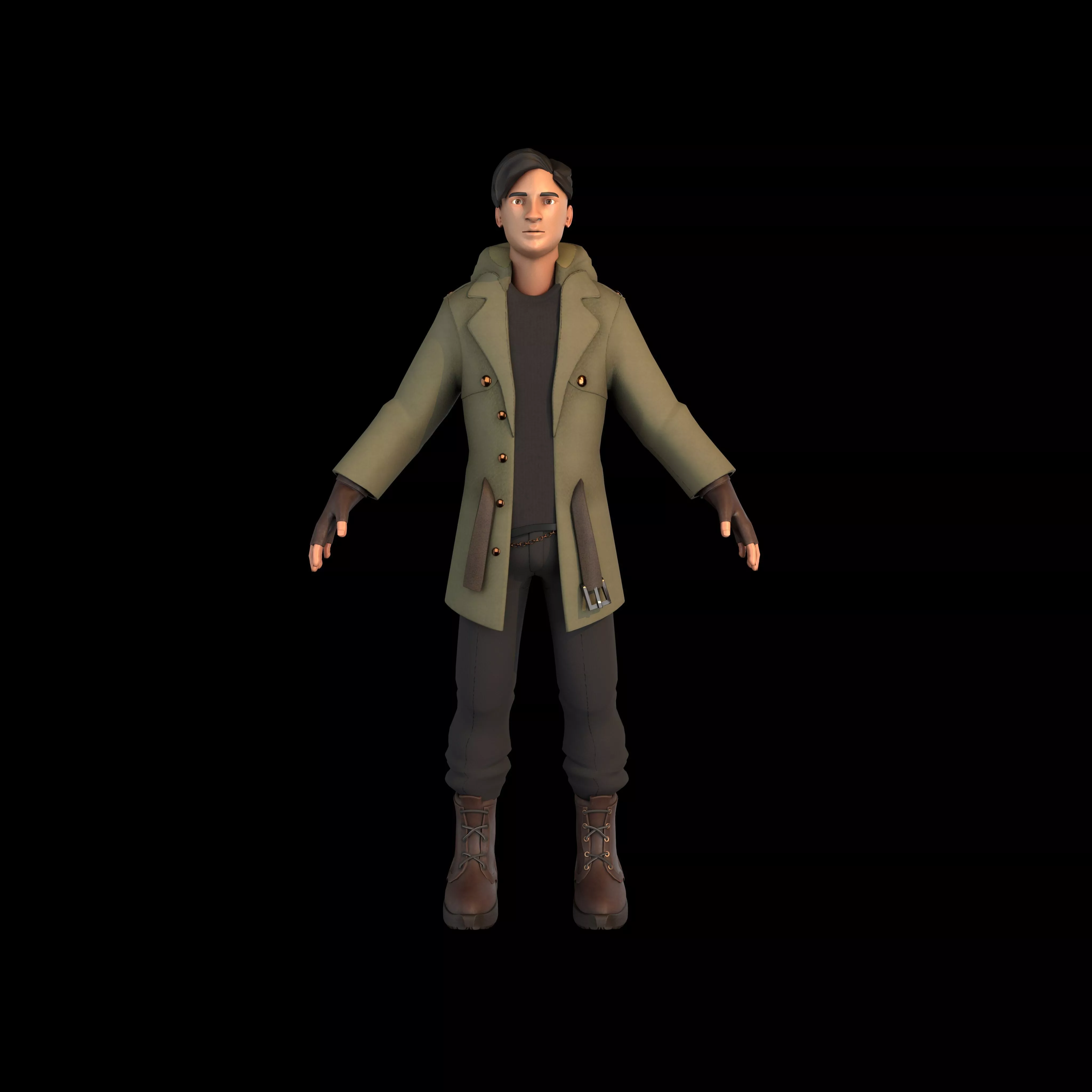 Human Character 3D model