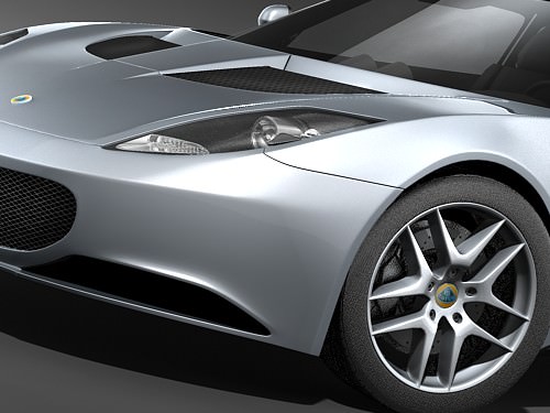 Lotus Evora 3D model_2
