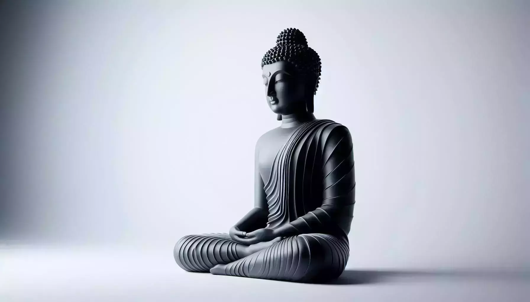 Serene Buddha 3D Printable Statue 3D print model