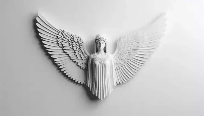 Fairy Angel Wall Mount 3D Model