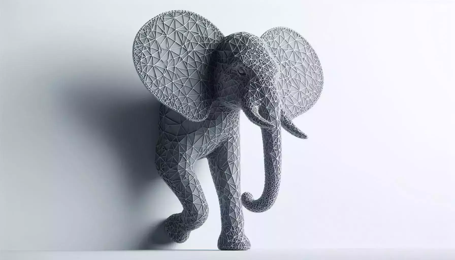Wall Mounted Elephant Head 3D 3D print model