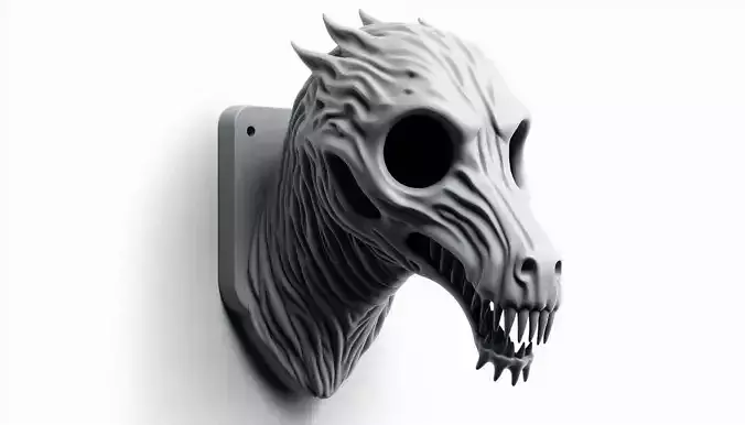 Animal Head Wall Mount 3D Model