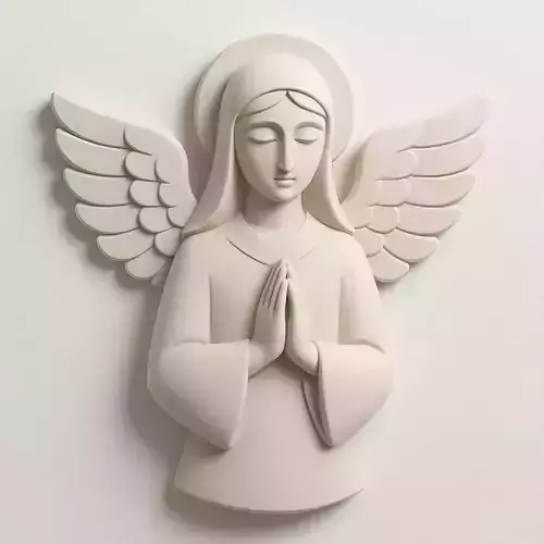 Fairy Angel Wall Mount 3D Model