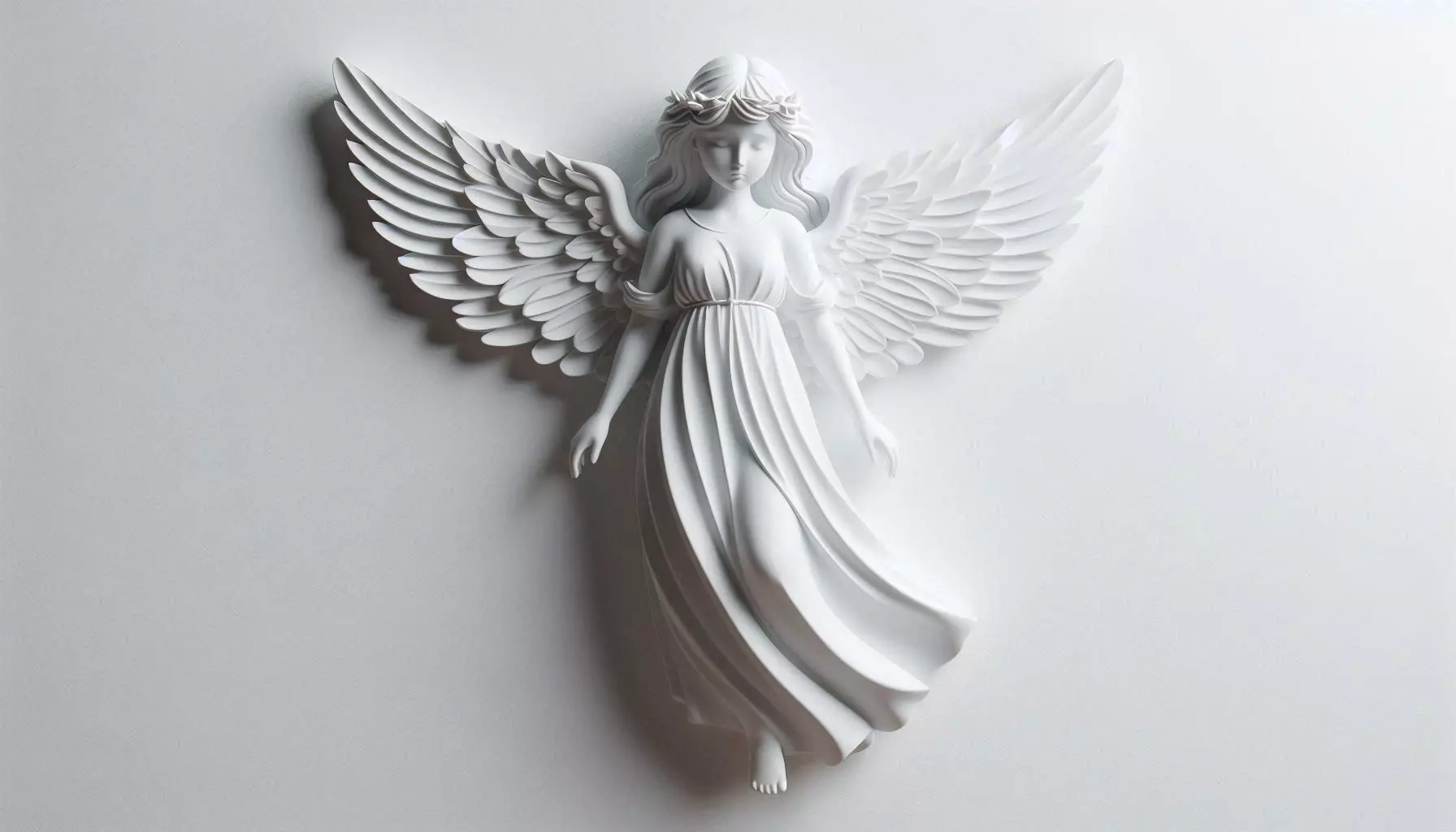 Fairy Angel Wall Mount 3D Model 3D print model