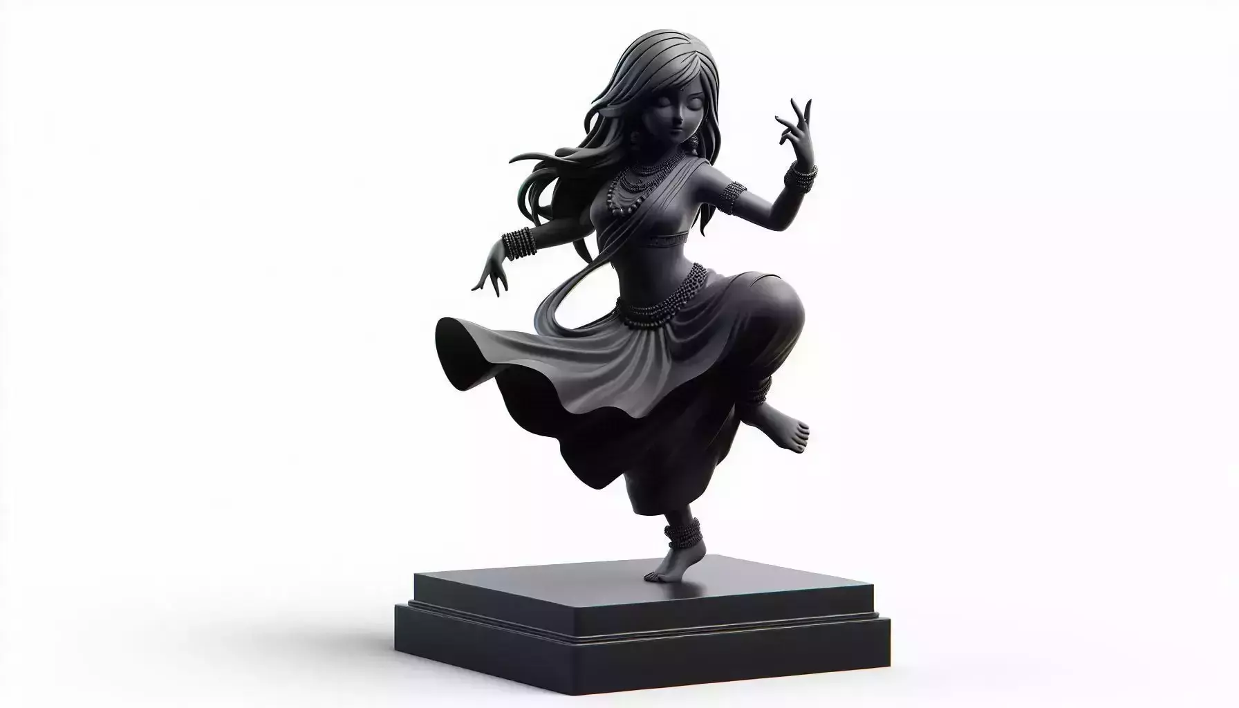 Dancing Girl Table Decor Model 3D print model