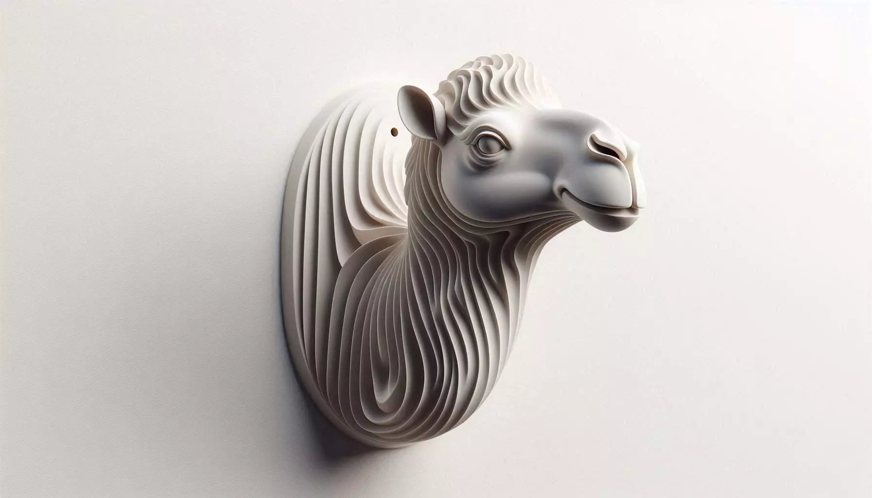 Camel Wall Mount 3D Printable Decor 3D print model