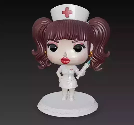 Estilo Funco Pop Figura Coleccionable Chica Enfermera 2