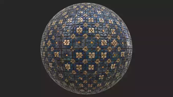 Blue Tiles - Texture