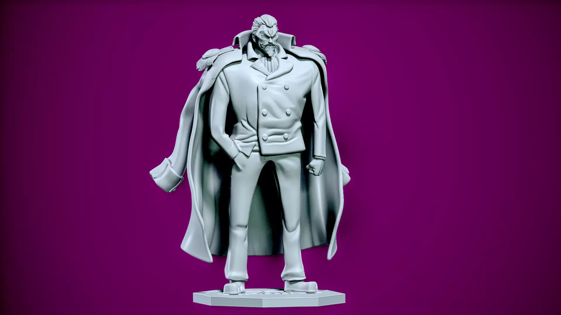 Prodi - Vice Admiral - One piece 3D print model