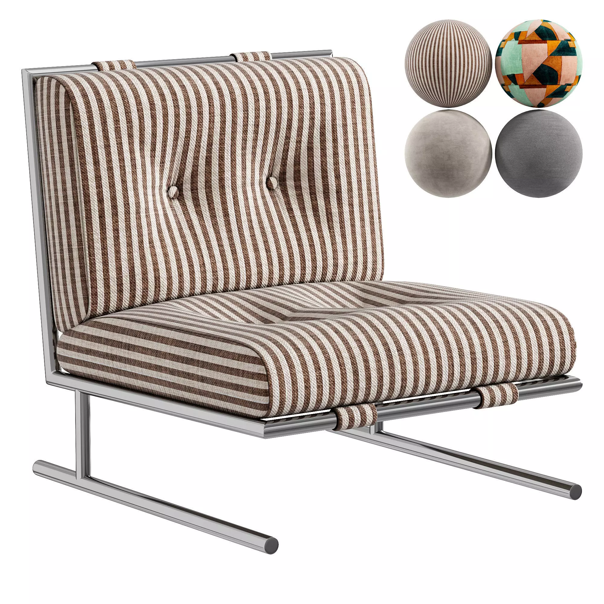 Accent Armchair 3D model