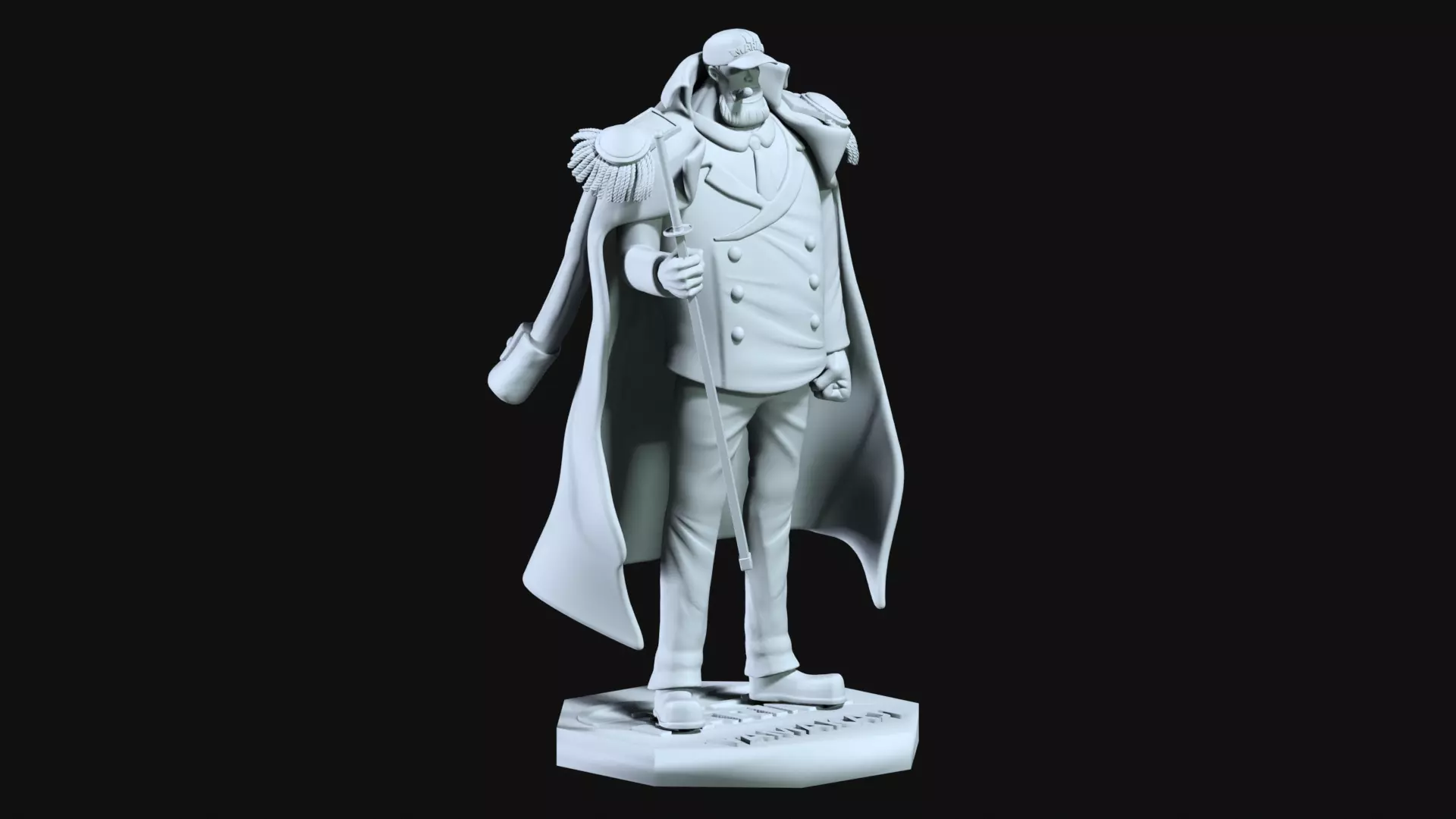 Yamakaji - vice admirals - One piece 3D print model