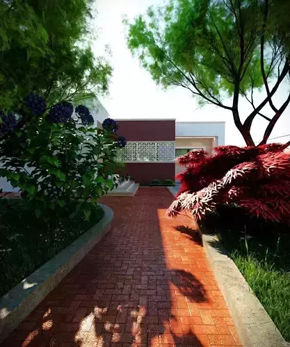3D Model Modern Luxury  High-Quality Low-poly 3D model 6