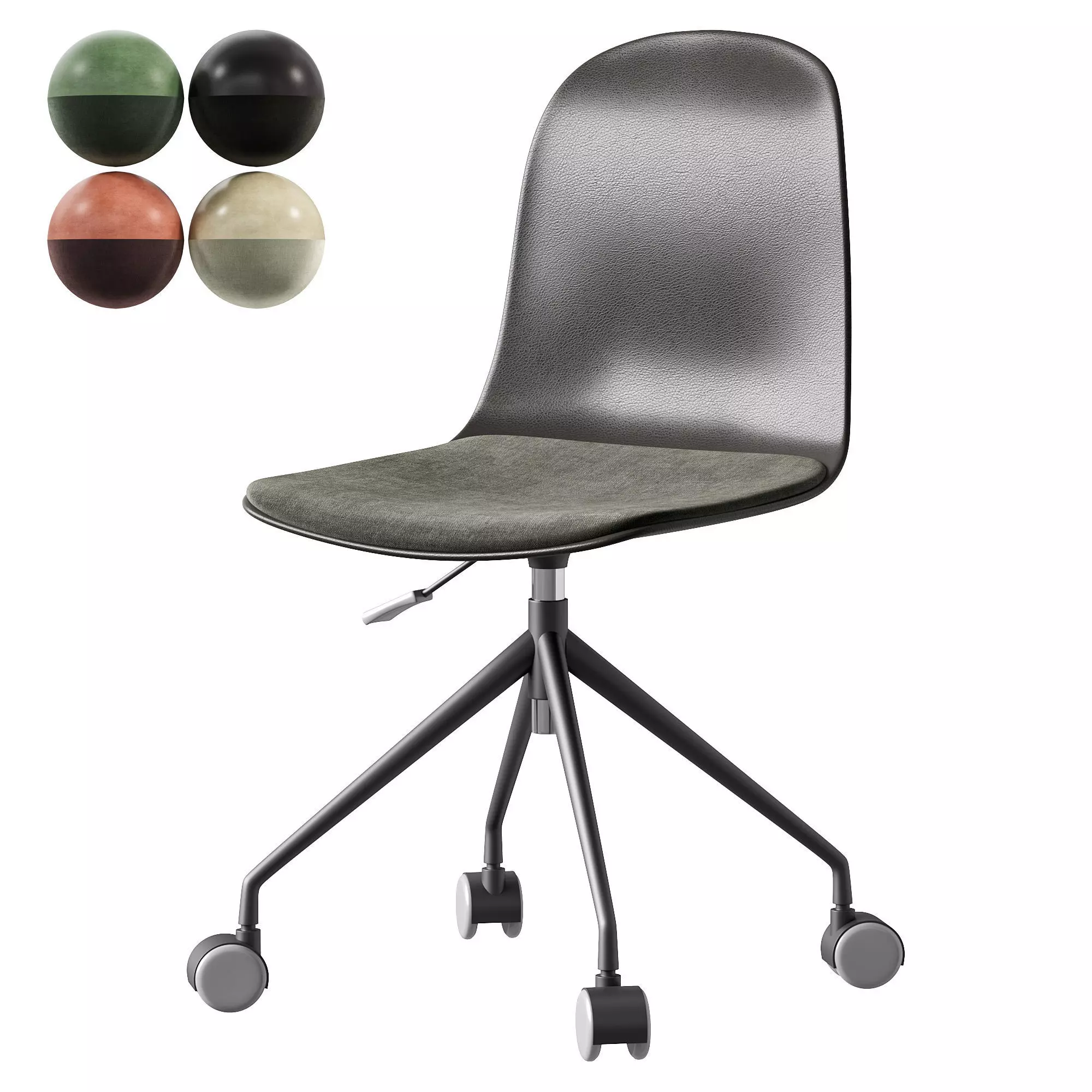 Fires by office chair 3D model
