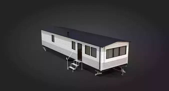 Mobile Home 3D model 7