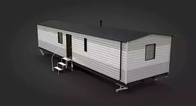 Mobile Home 3D model 4