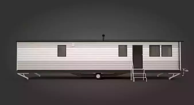 Mobile Home 3D model 2