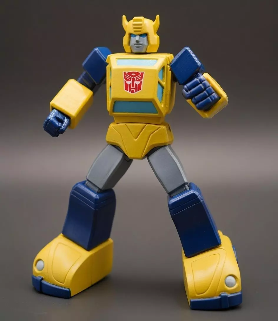 G1 Bumblebee Ultimate G1 Cartoon Accurate 3D Printable Figure Free 3D print model