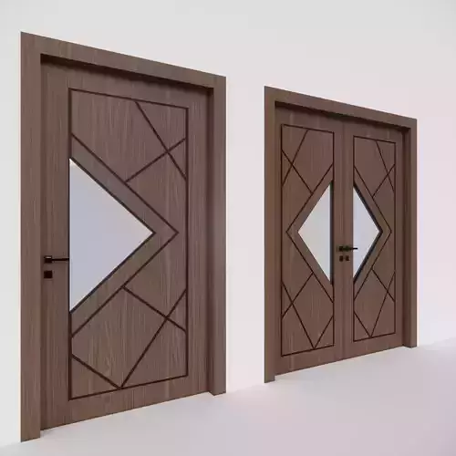 Modern Doors 3D model