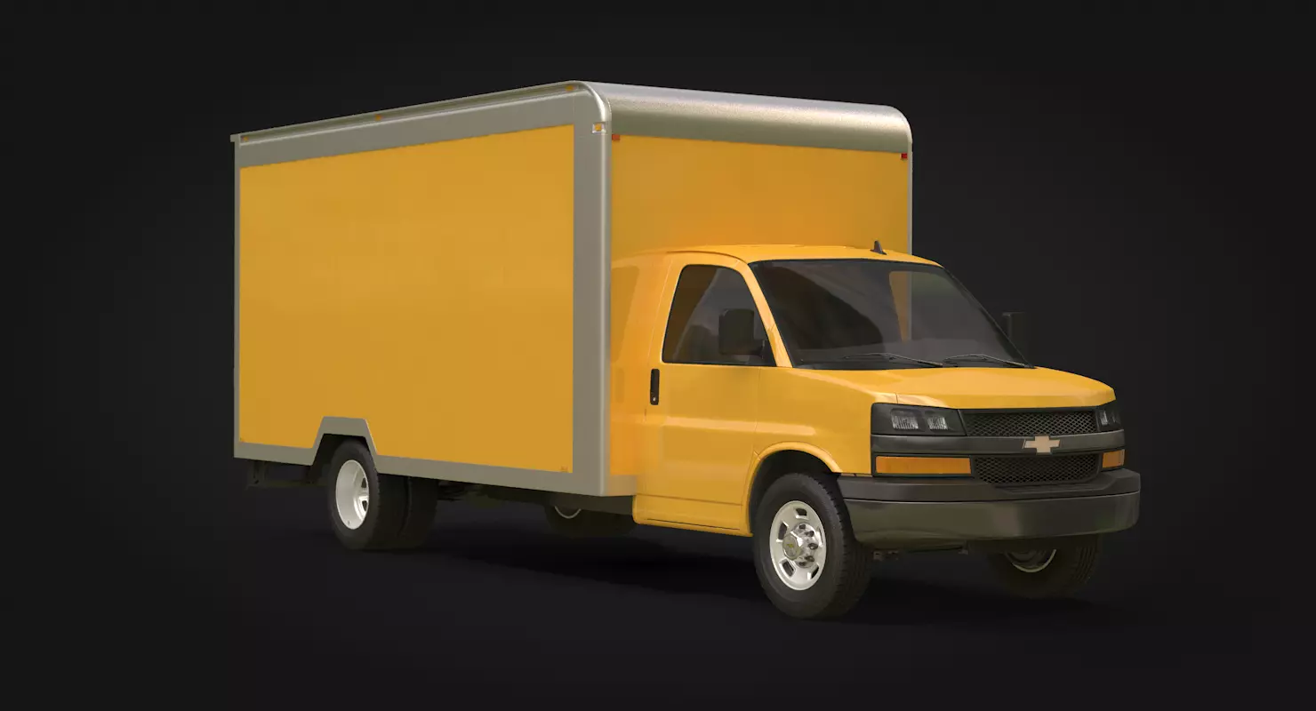 Chevrolet Express Box Truck 3D model