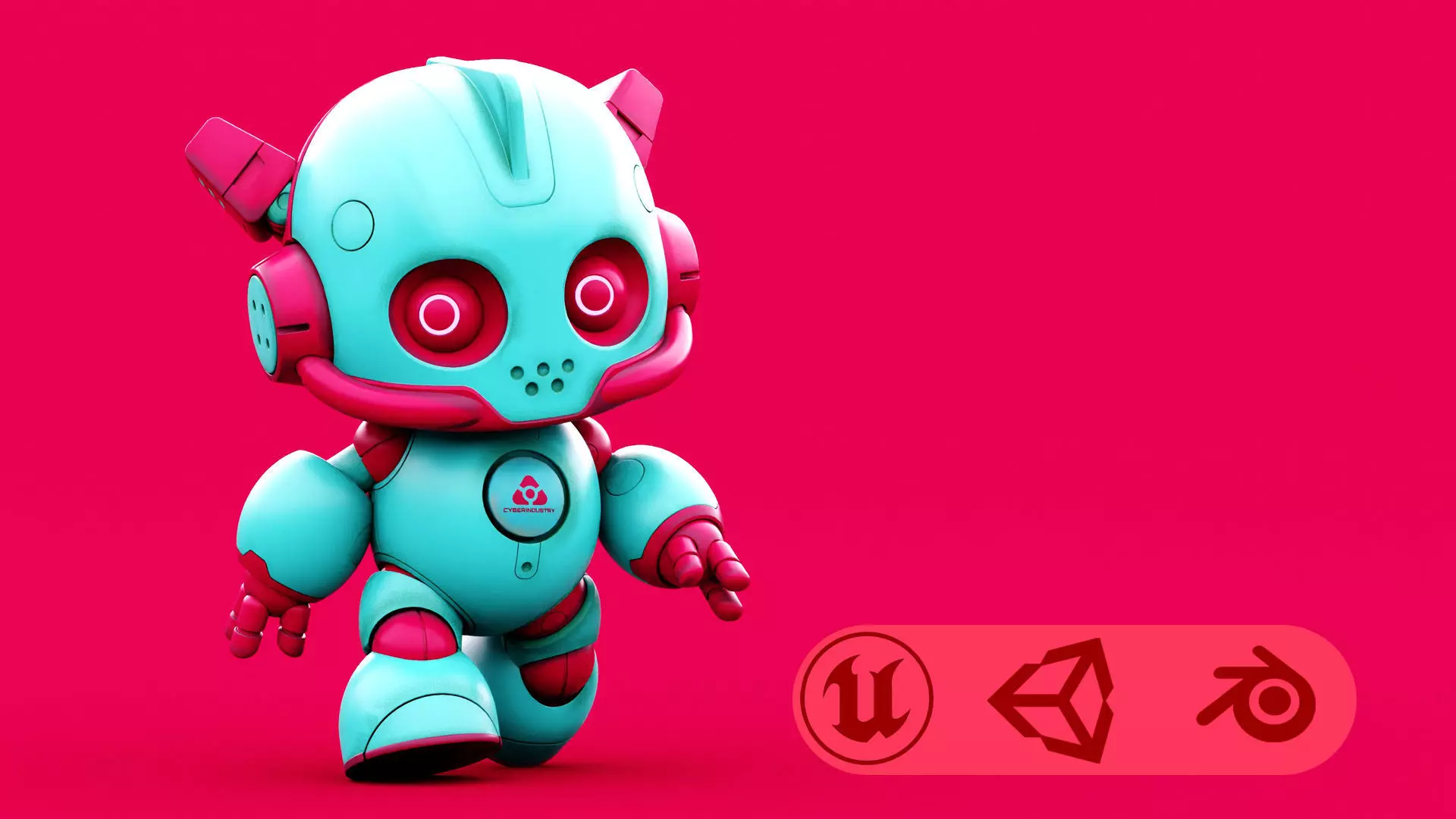 ROBO G-11 Rigged for Unreal Engine - Unity - MIXAMO 3D model