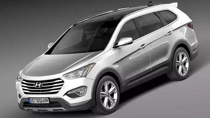 Hyundai Santa Fe 2013 3D model