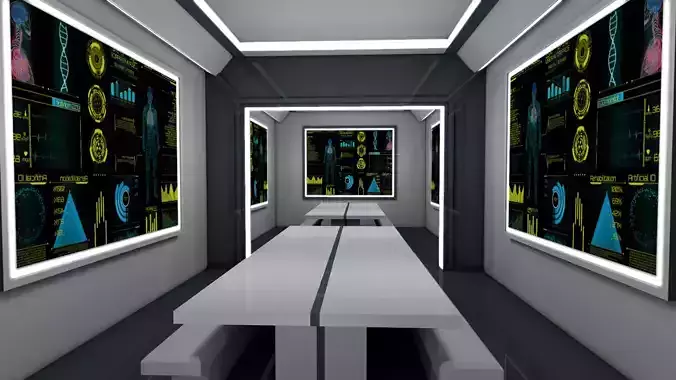 Dining Room interior 3D model