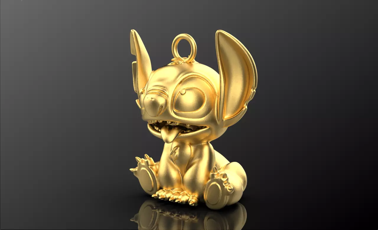 Stitch pendant 3D print model