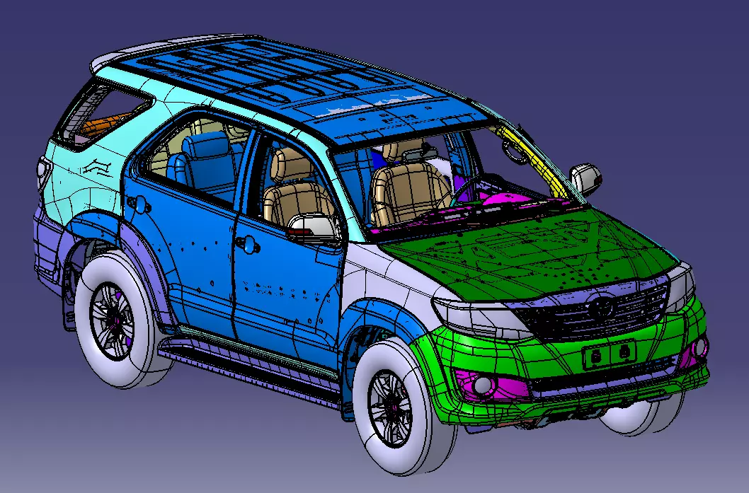 Toyota Fortuner model 3D model