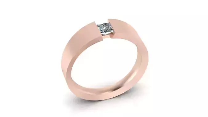 princes cut men engagement jewelry ring