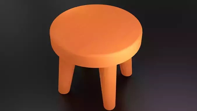 Table01 Low-poly 3D model 5