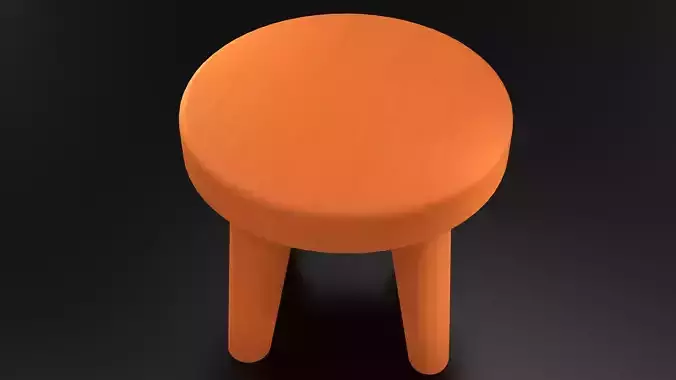 Table01 Low-poly 3D model 3
