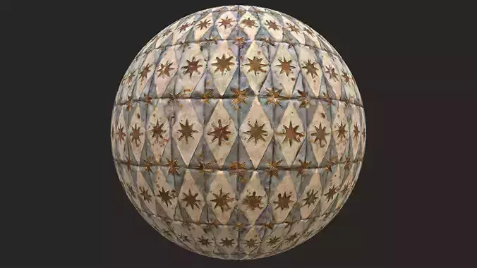 Starred Tiles - Texture Texture