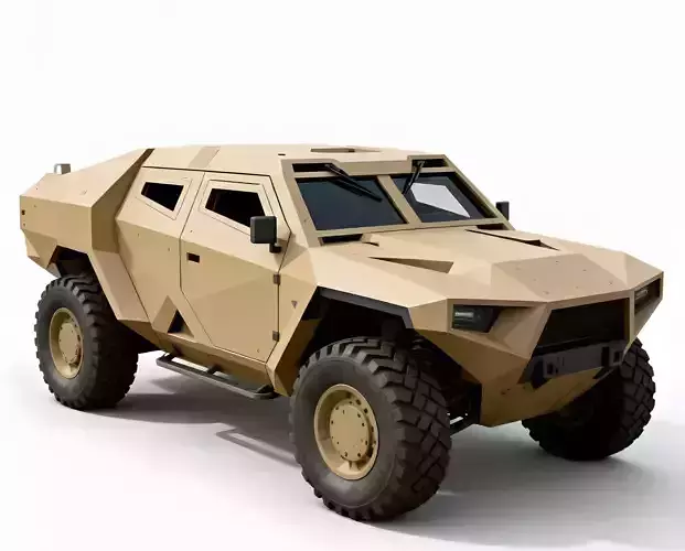 Sandstorm Stealth Tactical SUV 3D Model