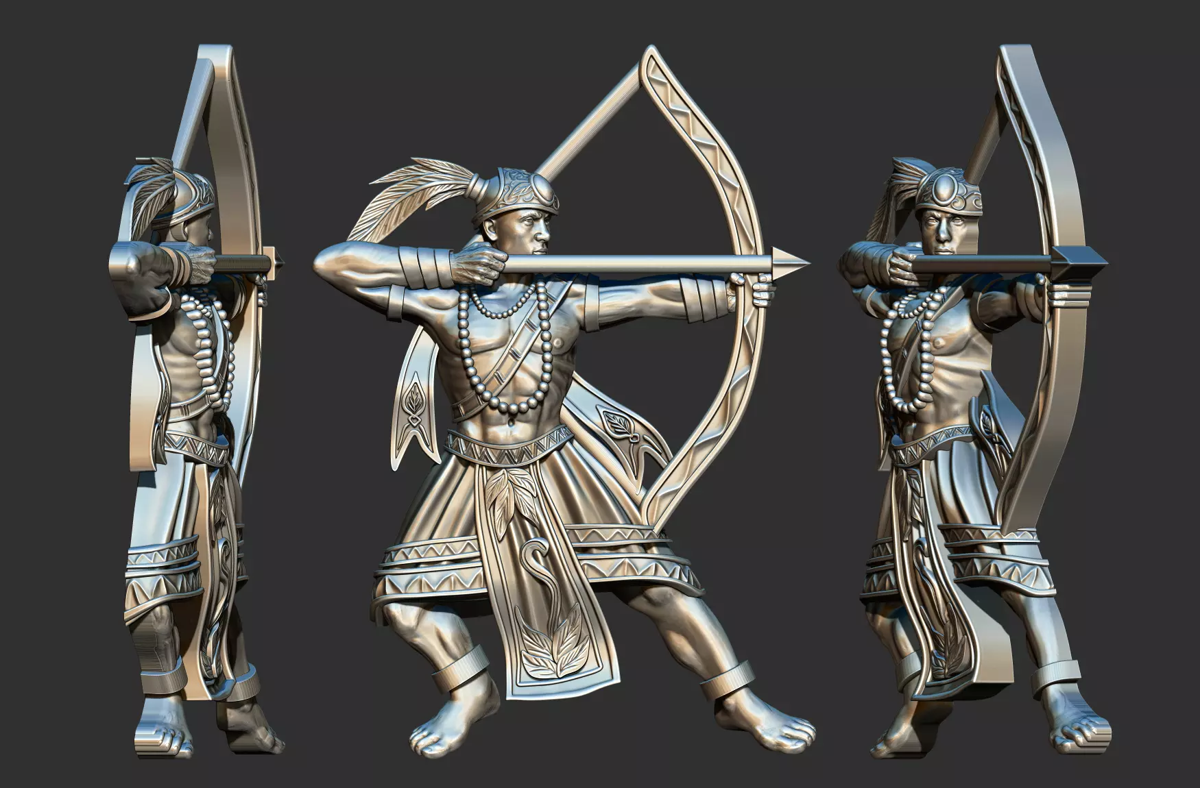 Oxossi - Orixa Relief 3D print model