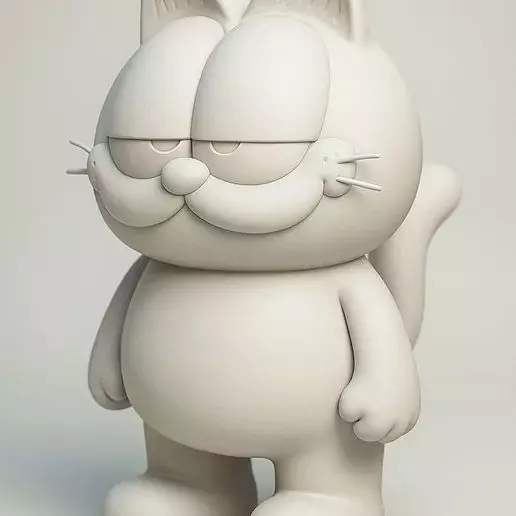 garfield simple 3D print model