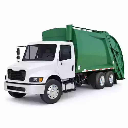 Garbage Truck Urban Sanitation Waste Service Vehicle 02