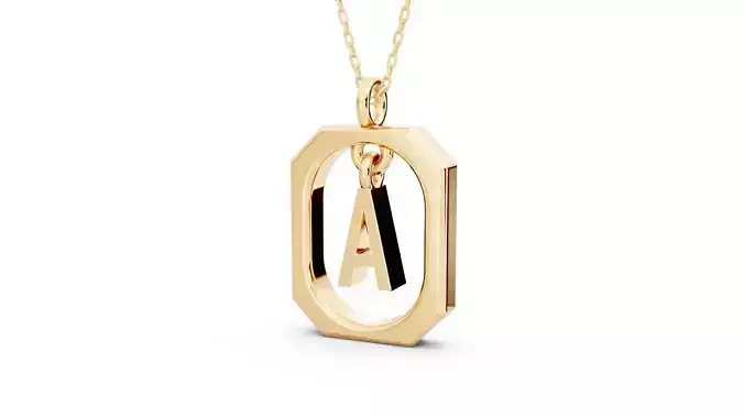 Pendant Letter A