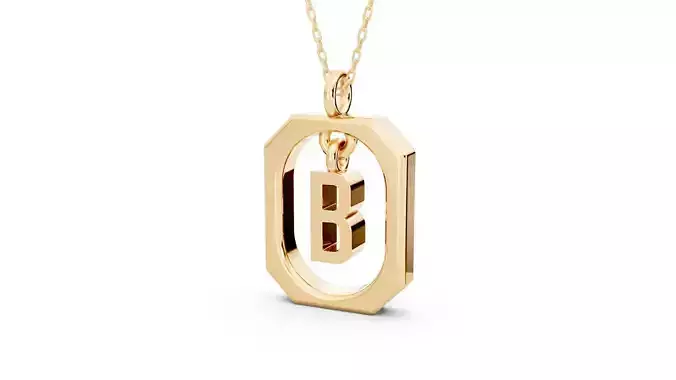 Pendant Letter B 