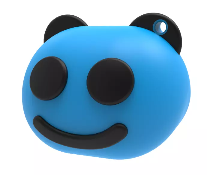 Dudu Teddy Bear Keychain 3D print model