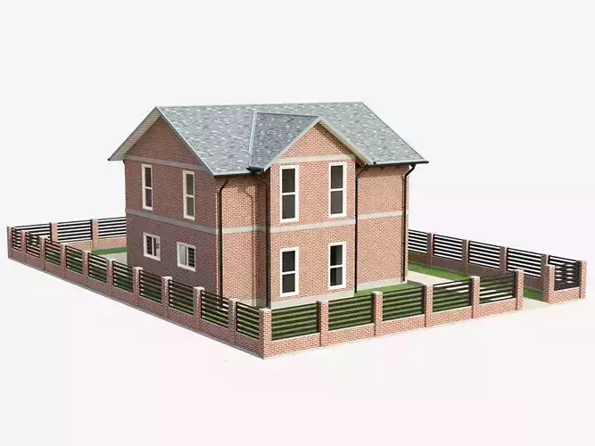 Brick House 1 3D model