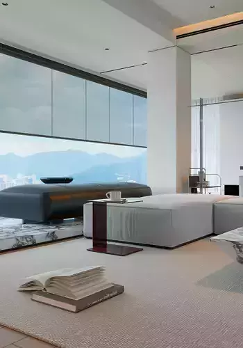 Interior scene living room 11 3D model 5