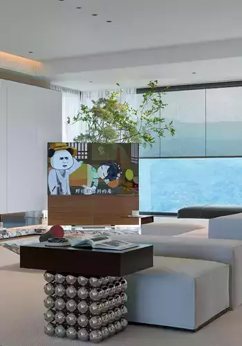 Interior scene living room 11 3D model 4