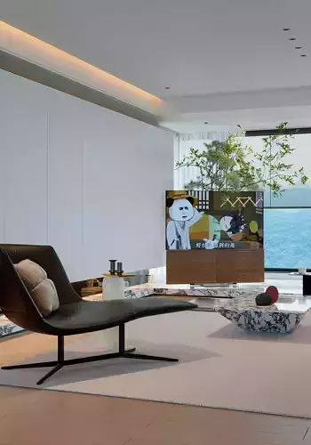 Interior scene living room 11 3D model 2